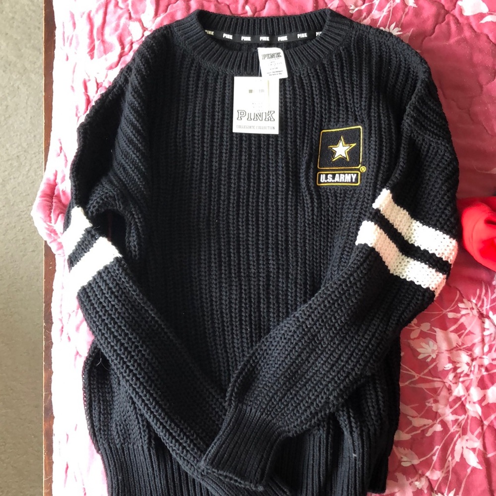 Victoria’s Secret pink ARMY Sweater